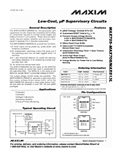 DataSheet MAX706 pdf